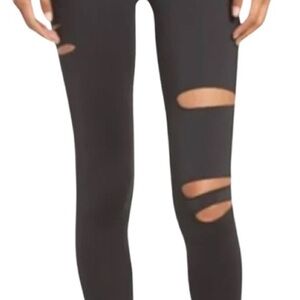 Teeki NWOT Black Cut-Out Leggings